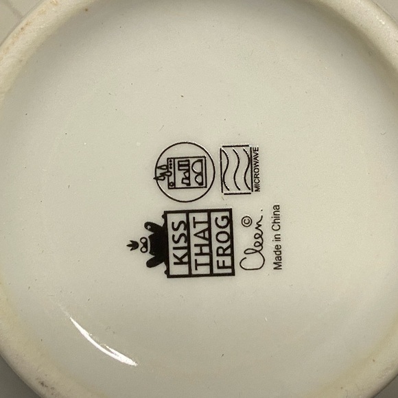 NEW Kiss that Frog FRENCH BOWLS (4) - Picture 4 of 4